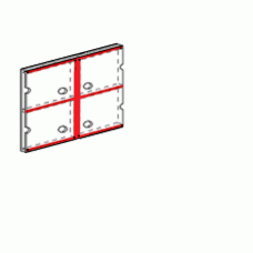 Daily Operations Plan Holder, Large, w/Red Strips Daily Operations Plan Holder, Large, w/Red Strips
