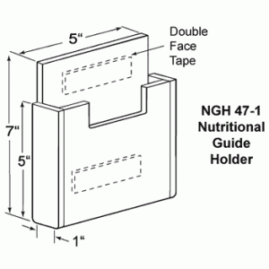 Nutritional Guide Holder for Kitchen Display