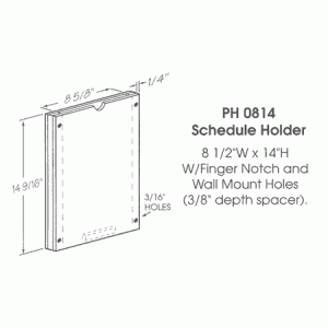 Schedule Holder