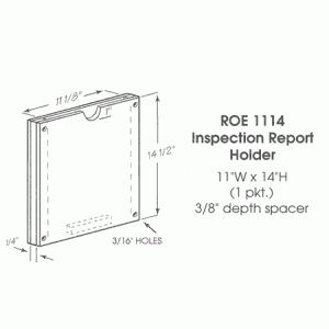 Inspection Report Holder