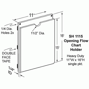 Opening Flow Chart Holder