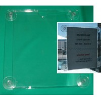 Sign Holder with Suction Cups, Vertical, Regular