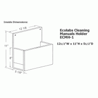 Ecolabs Cleaning Manuals Holder