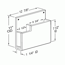 Food Safety Book & Thermometer Holder, Regular