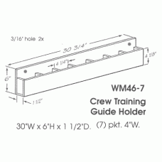 Crew Training Guide Holder, 7 Pockets